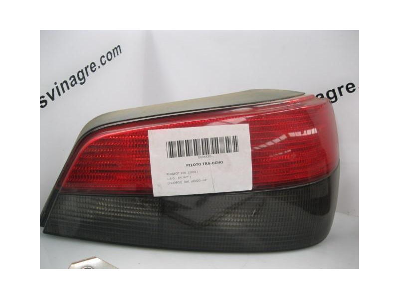 Recambio de piloto trasero dch. : peugeot 306 : 1.4 g-kfx (74,8cv) [1997] para peugeot 306 1.4 g-kfx referencia OEM IAM   