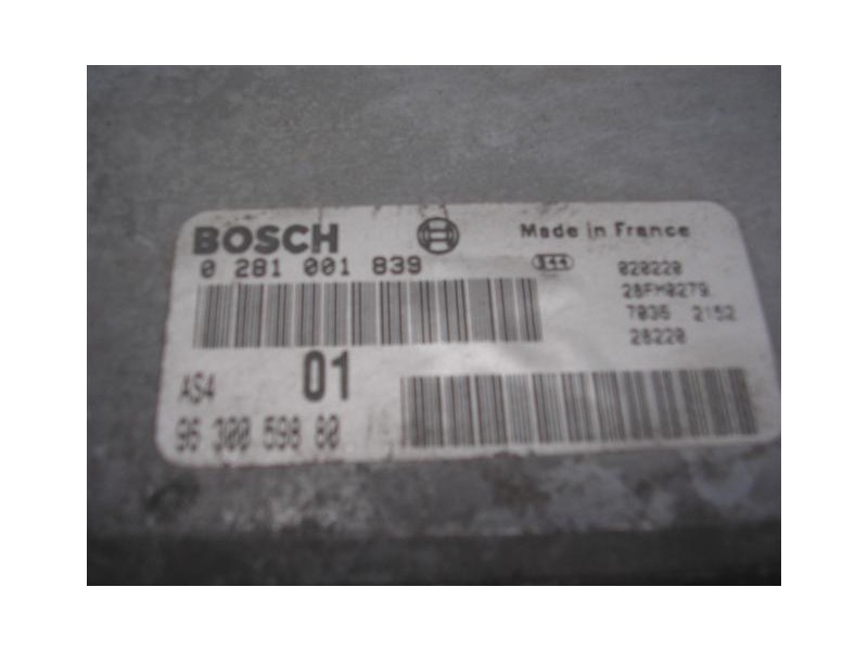 Recambio de centralita : citroen saxo : 1.5 d-vjx (57,12cv) 5p [2002] para citroen saxo 1.5 d-vjx referencia OEM IAM 0-281-001-8