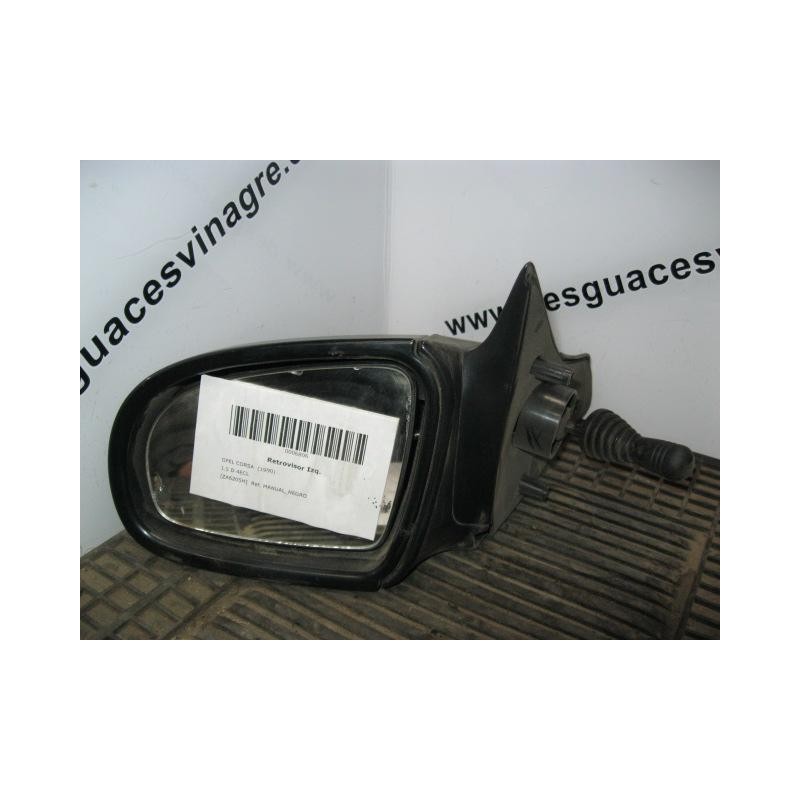Recambio de retrovisor izq. : opel corsa : 1.5 d-4ecl (50,32cv) [1990] para opel corsa 1.5 d-4ecl referencia OEM IAM MANUAL_NEGR