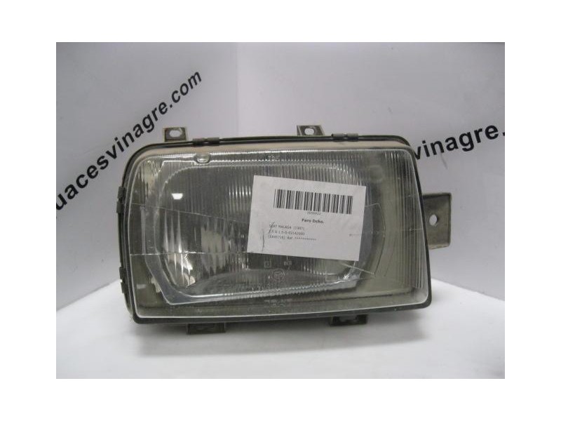 Recambio de faro dcho. : seat malaga : 1.5 g 1.5-g-021a2000 (86,22cv) [1987] para seat malaga 1.5 g 1.5-g-021a2000 referencia OE