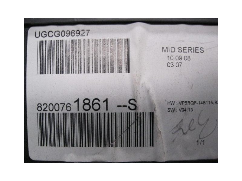 Recambio de cuadro instrumentos : renault clio : 1.5 dci-grand-tour-5p-k9kt766(86cv) [2009] para renault clio 1.5 dci-grand-tour