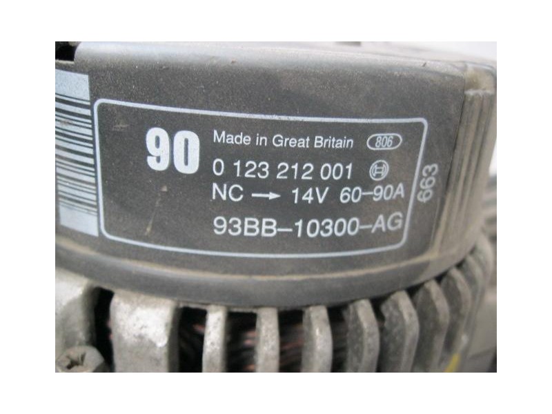 Recambio de alternador : ford mondeo : 1.8 g 16v (g-rkb)(111,52cv) [1996] para ford mondeo 1.8 g 16v (g-rkb) referencia OEM IAM 