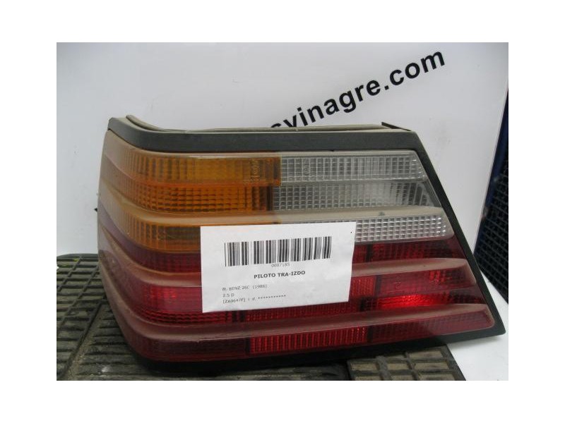 Recambio de piloto trasero izq. : m. benz 260 : 2.5g 103.940-gasolina (160,48cv) [1986] para m. benz 260 2.5g 103.940-gasolina r