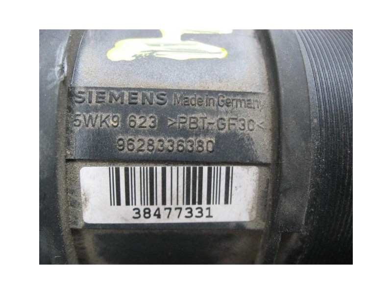 Recambio de caudalimetro : peugeot 206 : 2.0 hdi-rhy (89,76cv) 2p [2004] para peugeot 206 2.0 hdi-rhy referencia OEM IAM 5WK9623