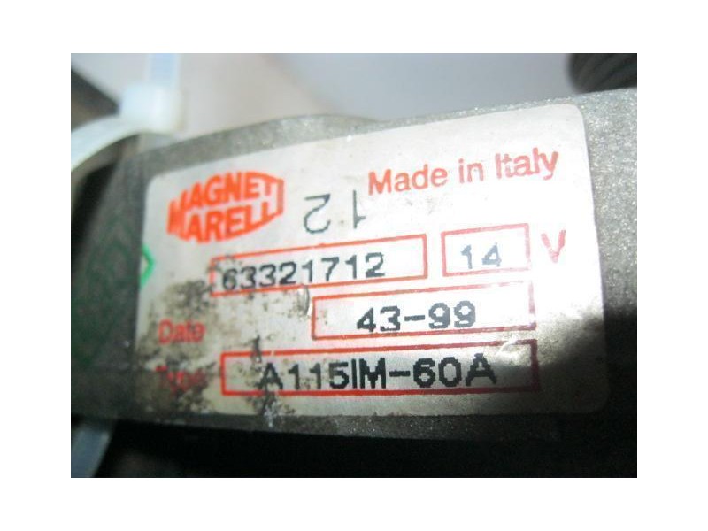 Recambio de alternador : fiat punto : 1.2 g 5p (188a4000) 5p [2000] para fiat punto 1.2 g (188a4000)   referencia OEM IAM 633217