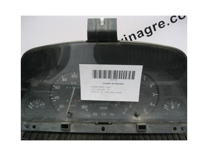 Recambio de cuadro instrumentos : citroen jumpy : 1.9/d-d9b (69,36cv) 5p [1996] para citroen jumpy 1.9/d-d9b   referencia OEM IA
