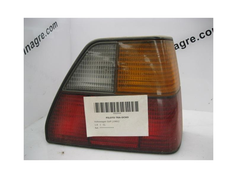 Recambio de piloto trasero dch. : volkswagen golf : 1.8 i cl [1991] para volkswagen golf 1.8  i  cl referencia OEM IAM   