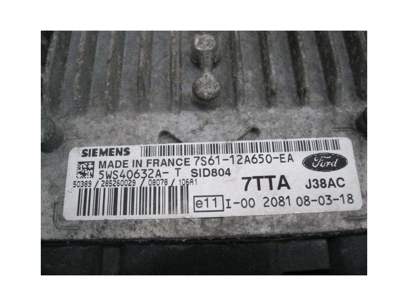 Recambio de centralita : ford fiesta : 1.4 tdci-(d/f6jb)3p (68cv) [2009] para ford fiesta 1.4 tdci-(d/f6jb referencia OEM IAM 5W