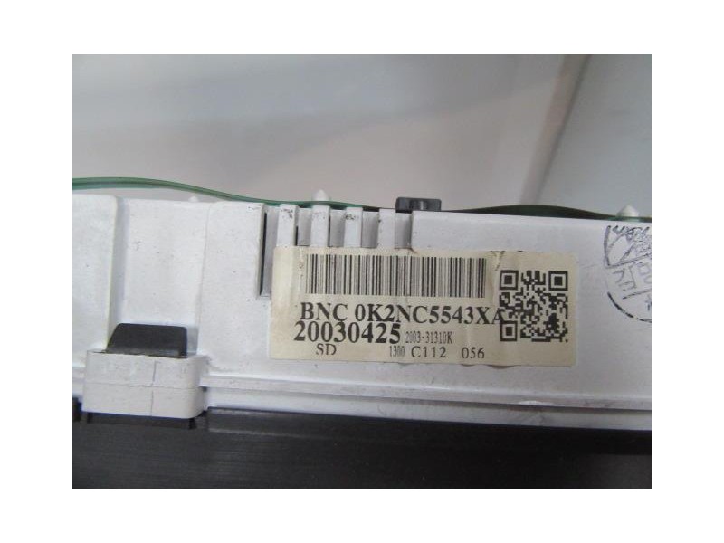 Recambio de cuadro instrumentos : kia sephia : 1.6 g (101,43cv) [2003] para kia sephia 1.6 g referencia OEM IAM BNC0K2NC5543XA  