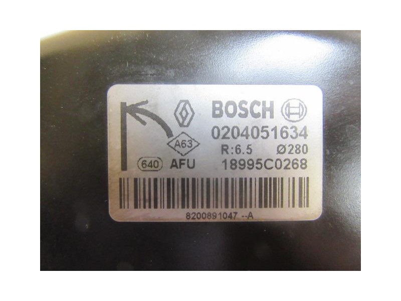Recambio de servofreno : renault kangoo : 1.5 dci [2009] para renault kangoo 1.5 dci referencia OEM IAM 0204051634  