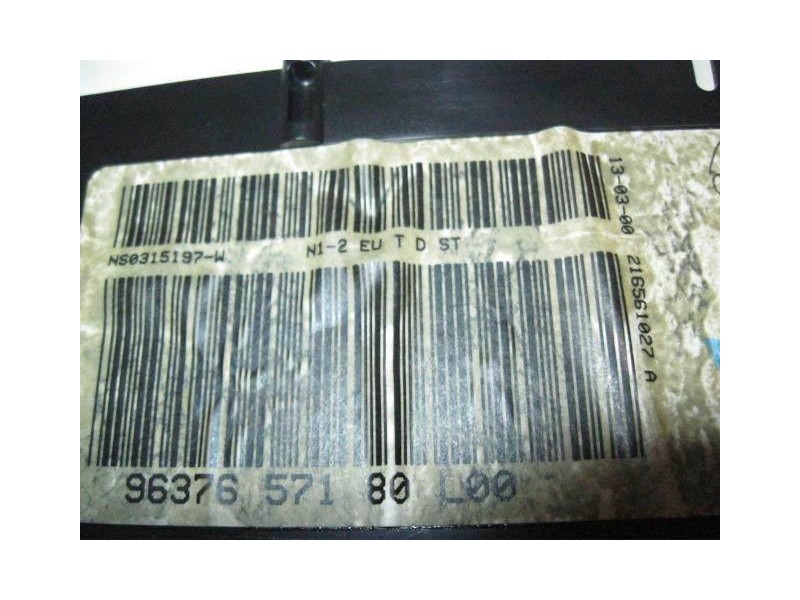 Recambio de cuadro instrumentos : citroen xantia : 2.0 td -rhy (89,76cv) 4p [2000] para citroen xantia 2.0 td -rhy referencia OE