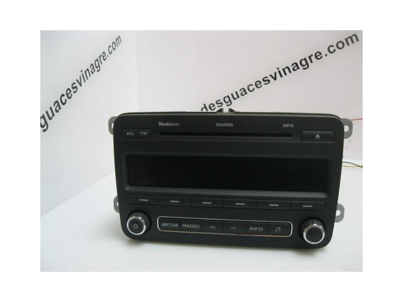 Recambio de equipo musica radio cd : skoda fabia : 1.6 tdi (cay) 105cv 5p [2010] para skoda fabia 1.6 tdi (cay) 105cv  5p refere