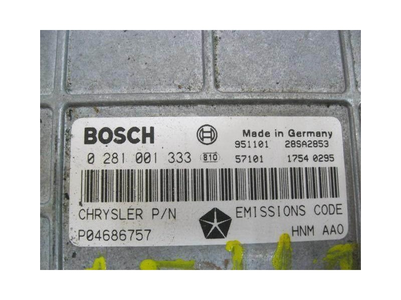 Recambio de centralita : chrysler voyager : 2.5 td le td (d-moo) (115,6cv) 5p [1996] para chrysler voyager 2.5 td le td (d-moo) 