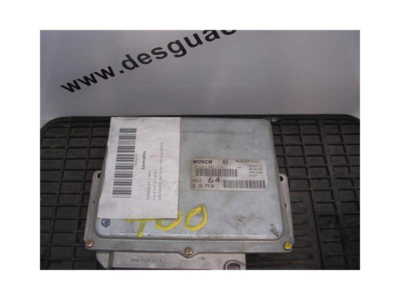 Recambio de centralita para citroën zx 1.4 g 1.4--g-( kdx ) referencia OEM IAM 9622677880 0261203618 