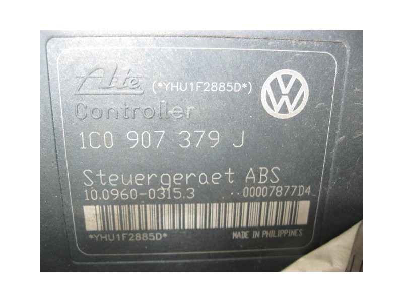 Recambio de abs : seat toledo : 1.6 g -azd (104,72cv) 5p [2002] para seat toledo 1.6 g -azd   referencia OEM IAM 1C0907379J  