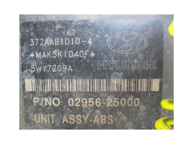 Recambio de abs : hyundai accent : 1.3 g 4ea (86,09cv) 5p [2006] para hyundai accent 1.3 g 4ea referencia OEM IAM P/N002956-2500