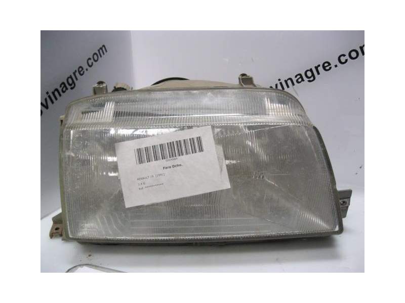 Recambio de faro derecho para renault 19 1.4 g referencia OEM IAM   