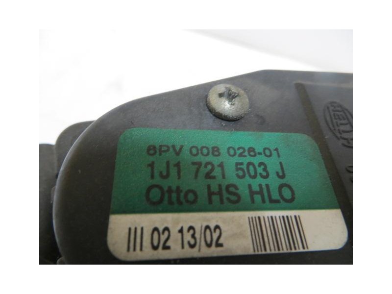 Recambio de potenciómetro aceleración : seat toledo : 1.6 g-bcb (104,72cv)16v 4p [2002] para seat toledo 1.6 g-bcb 16v  4p refer