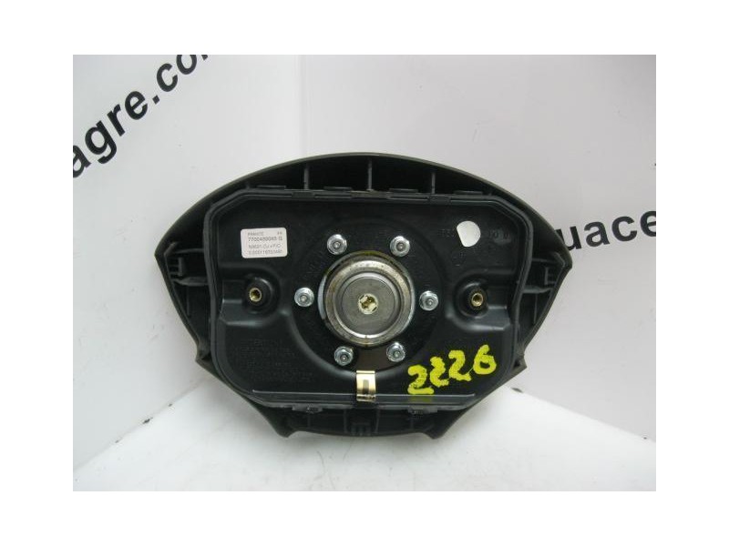 Recambio de airbag conductor : renault scenic : 1.9 td f9q q7 (80,24cv) 5p [2002] para renault scenic 1.9 td f9q q7  5p referenc