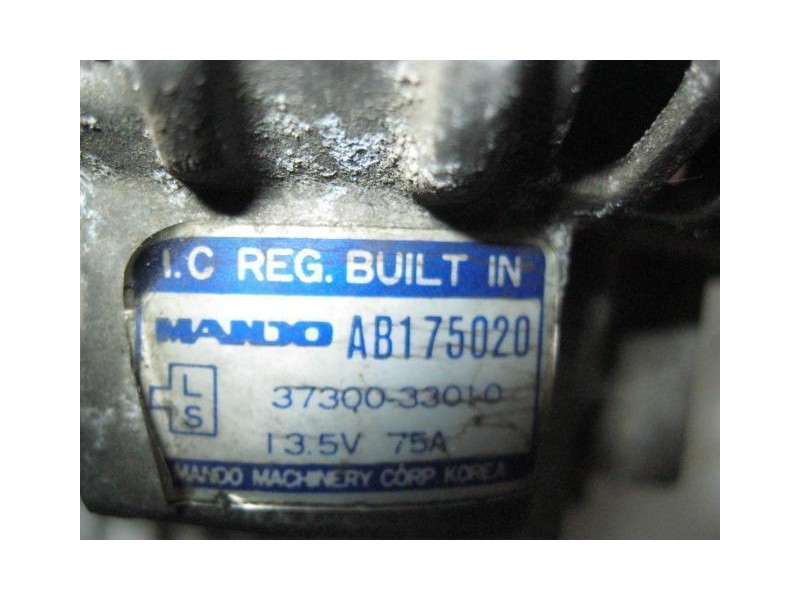 Recambio de alternador : hyundai lantra : 1.8 g 4p [1994] para hyundai lantra 1.8 g referencia OEM IAM 3730033010  