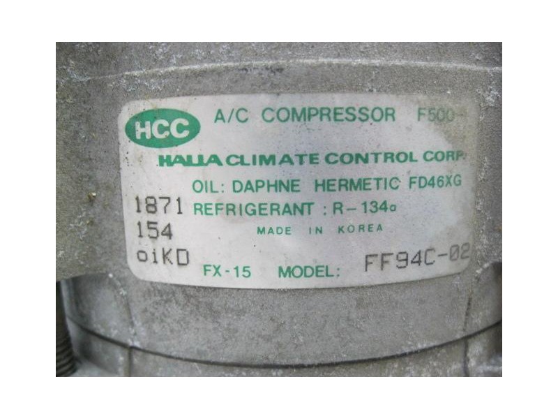 Recambio de aire acondicionado : hyundai lantra : 1.8 g 4p [1994] para hyundai lantra 1.8 g referencia OEM IAM 1871-154  