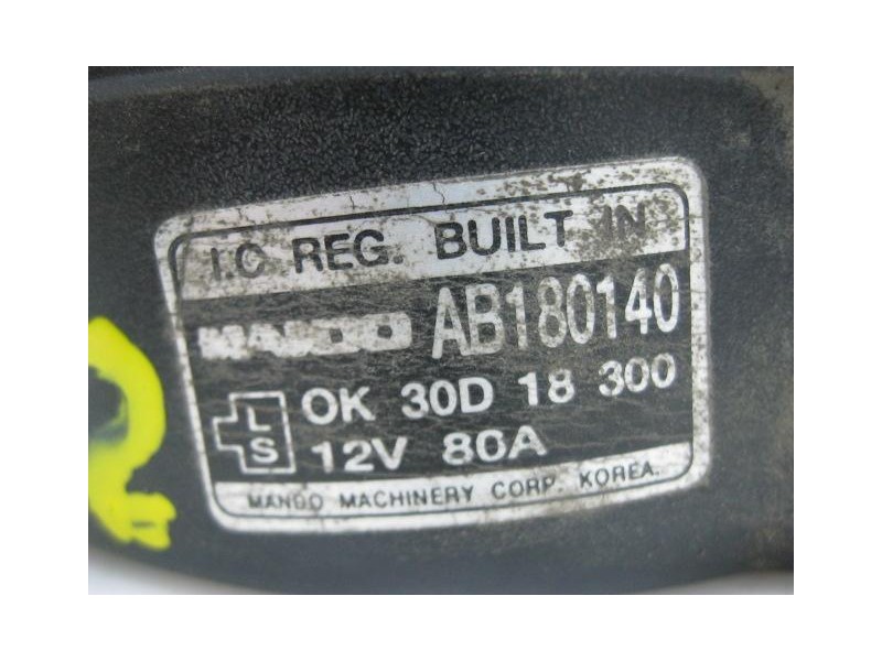 Recambio de alternador : kia rio : 1.3 g /a3d (81,6cv) 5p [2004] para kia rio 1.3 g /a3d   5p referencia OEM IAM OK30D18300  