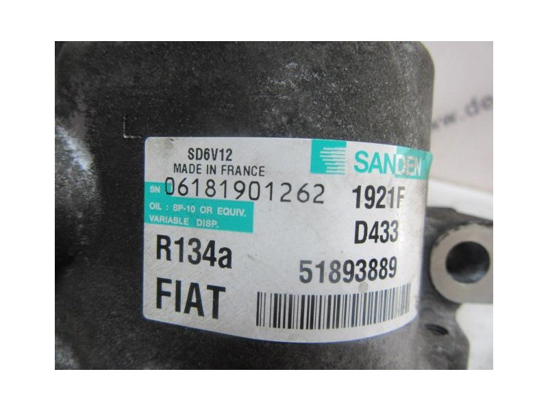 Recambio de aire acondicionado : fiat punto : 1.3 td [2012] para fiat punto 1.3 td referencia OEM IAM 06181901262  