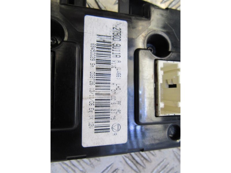 Recambio de mandos calefaccion : nissan note : 1.5 dci (85,65cv) [2007] para nissan note 1.5 dci referencia OEM IAM 275009U11A  