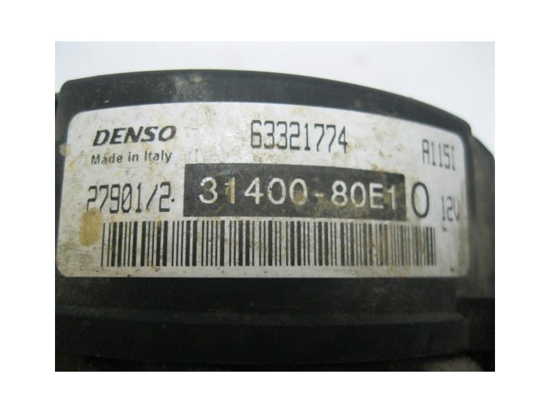 Recambio de alternador : suzuki swift : 1.3 g/g13bb (85cv) 3p [2002] para suzuki swift 1.3 g/g13bb referencia OEM IAM 31400-80E1