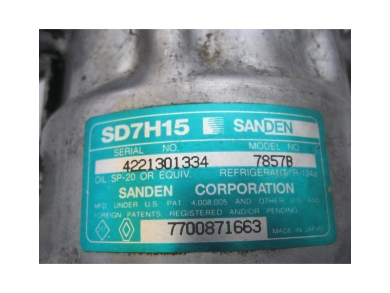 Recambio de aire acondicionado : renault safrane : 2.2 g -j7t (107,44cv) 5p [1993] para renault safrane 2.2 g -j7t    referencia