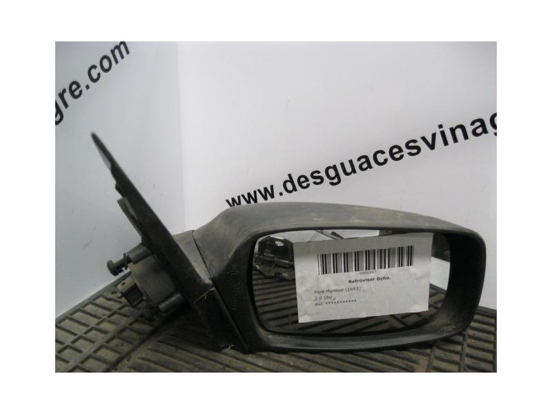 Recambio de retrovisor dcho. : ford mondeo : 1.8 g/rkb (115,6cv) [1997] para ford mondeo 1.8 g/rkb referencia OEM IAM NEGRO-MANU
