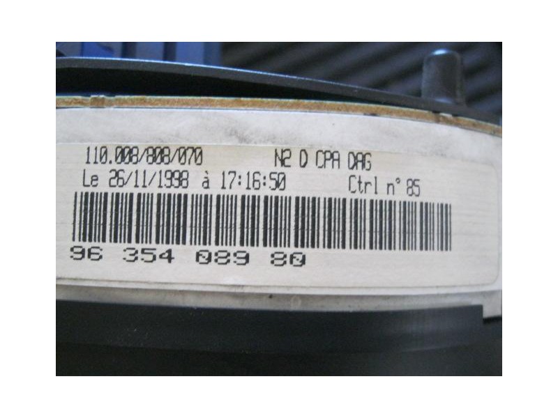 Recambio de cuadro instrumentos : peugeot 306 : 1.9 d -dhy (89,76cv) 4p [1999] para peugeot 306 1.9 d -dhy   referencia OEM IAM 
