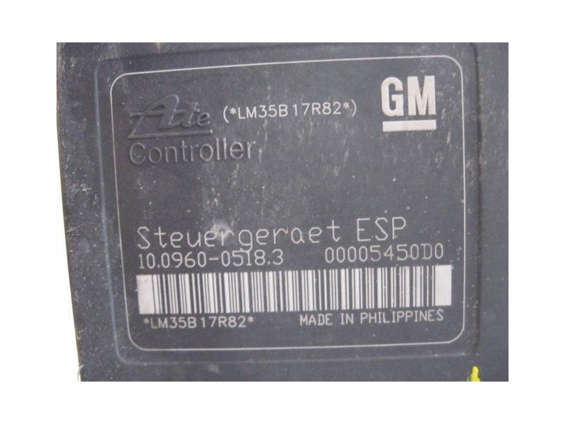 Recambio de abs : opel astra : 1.6-g-(z16xep)-astra h 5p [2005] para opel astra 1.6-g-(z16xep)-astra h referencia OEM IAM 10.096