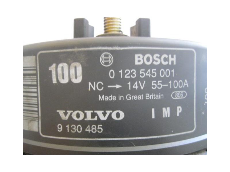 Recambio de alternador : volvo 850 : 2.4 g /b5254s (144,16cv) 5p [1993] para volvo 850 2.4 g /b5254s referencia OEM IAM 01235450