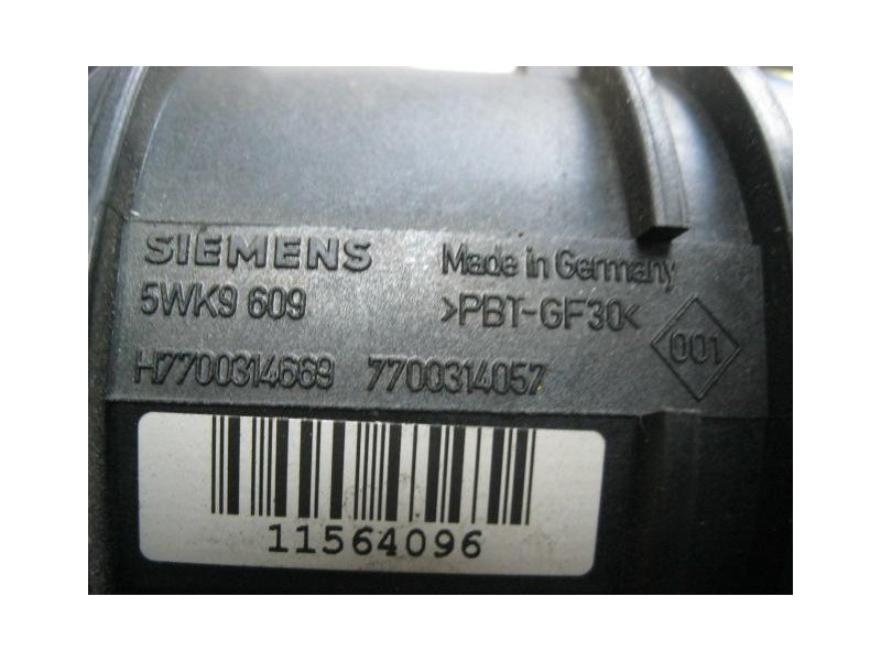 Recambio de caudalimetro : renault laguna : 1.9 td/f9q c7 (119,68cv) 5p [2002] para renault laguna 1.9 td/f9q c7 referencia OEM 