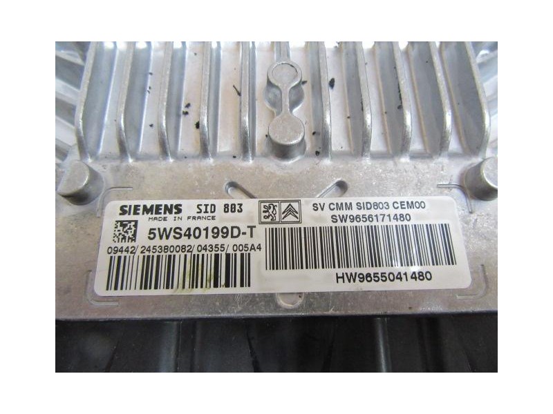 Recambio de centralita : citroen c 5 : 2.0 hdi (136cv) [2005] para citroen c 5 2.0 hdi referencia OEM IAM 5WS40199D-T  