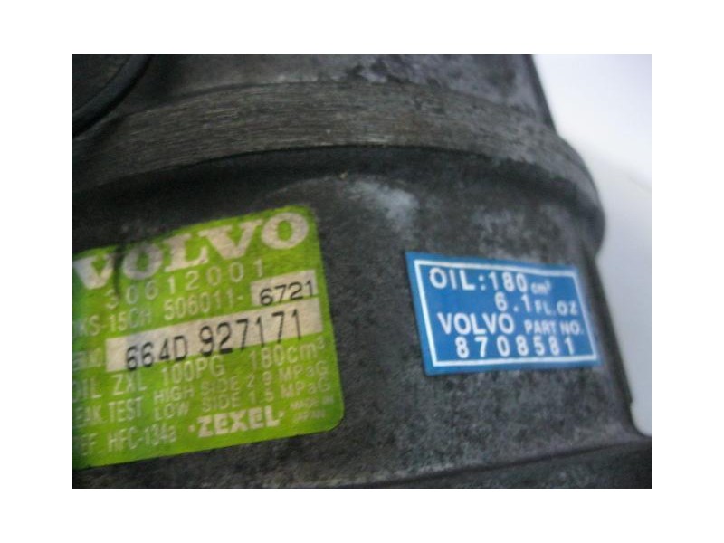 Recambio de aire acondicionado : volvo v40 : 1.9 g -b4204s (140,08cv) 5p [2000] para volvo v40 1.9 g -b4204s referencia OEM IAM 