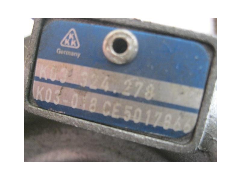 Recambio de turbo : citroen xantia : 2.0 hdy -rhz (108,8cv) 5p [2000] para citroen xantia 2.0 hdy -rhz   referencia OEM IAM K03-