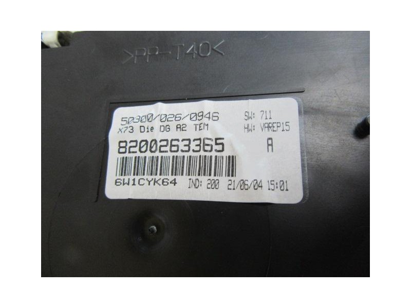 Recambio de cuadro instrumentos : renault vel satis : 2.2 dci (149,56cv) [2004] para renault vel satis 2.2 dci referencia OEM IA