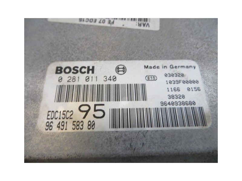 Recambio de centralita : citroen c 5 : 2.0 hdy td rhz ( 109cv ) 4p [2003] para citroen c 5 2.0 hdy td rhz ( 109cv )  4p referenc