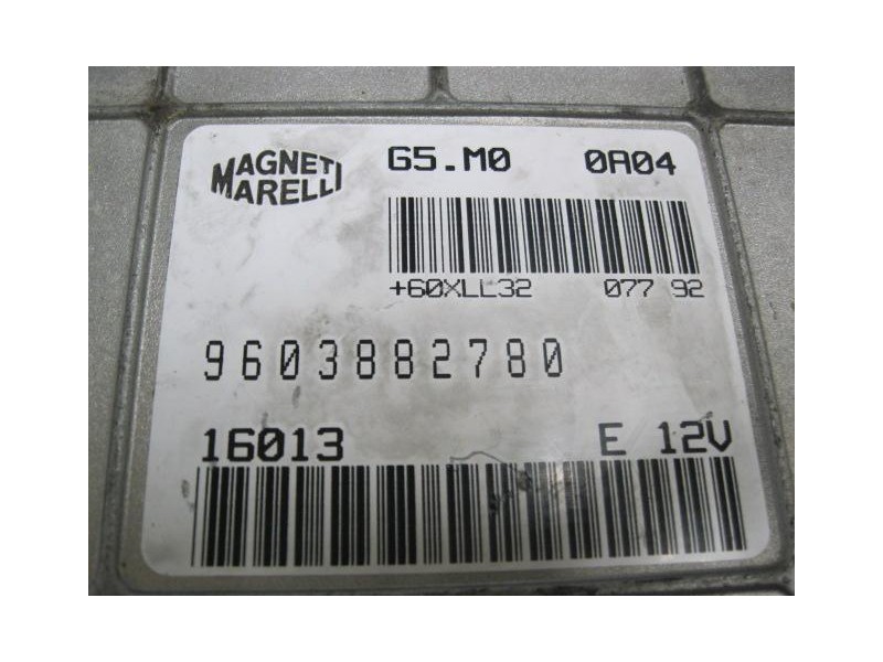 Recambio de centralita : peugeot 605 : 2.0 g -rga 4p (127,84cv) [1990] para peugeot 605 2.0 g -rga referencia OEM IAM 9603882780