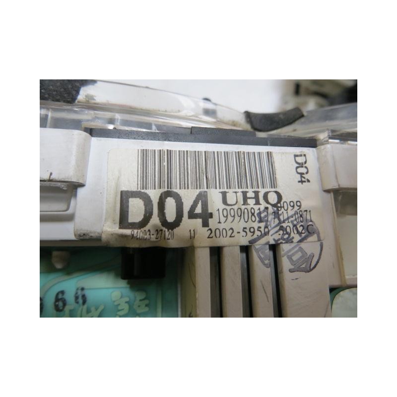 Recambio de cuadro instrumentos : hyundai coupe : 1.6 g -4gr (115,6cv) 3p [1999] para hyundai coupe 1.6 g -4gr  3p referencia OE