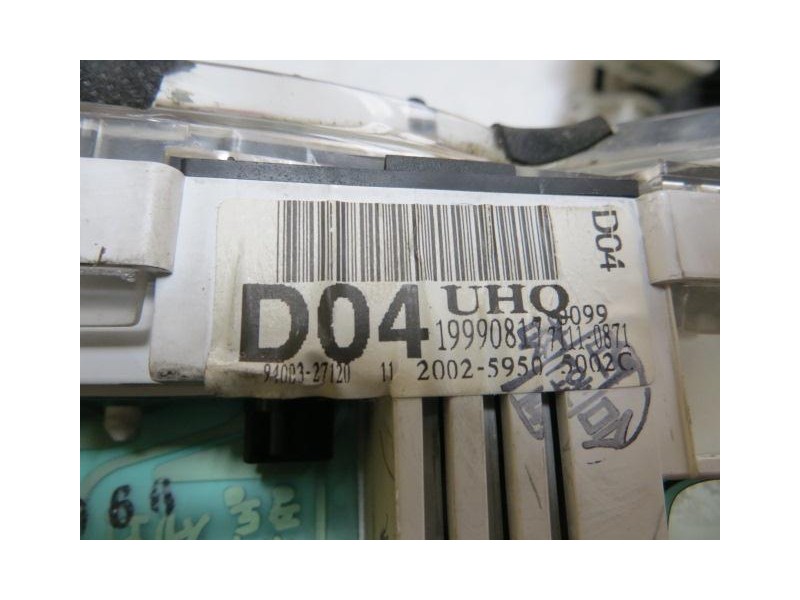 Recambio de cuadro instrumentos : hyundai coupe : 1.6 g -4gr (115,6cv) 3p [1999] para hyundai coupe 1.6 g -4gr  3p referencia OE