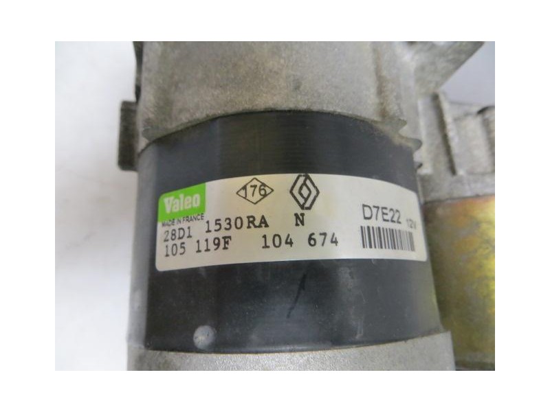 Recambio de motor arranque : renault laguna : 1.6 g /k4m d7 (107,44cv) 5p [2001] para renault laguna 1.6 g /k4m d7 referencia OE