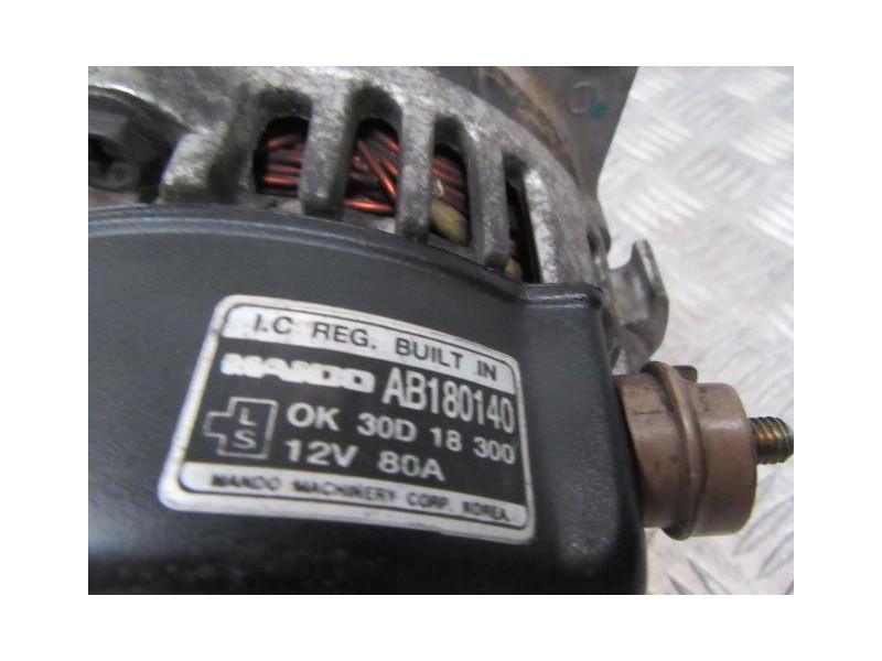 Recambio de alternador : kia sephia : 1.6 g (101,43cv) [2003] para kia sephia 1.6 g referencia OEM IAM AB180140  