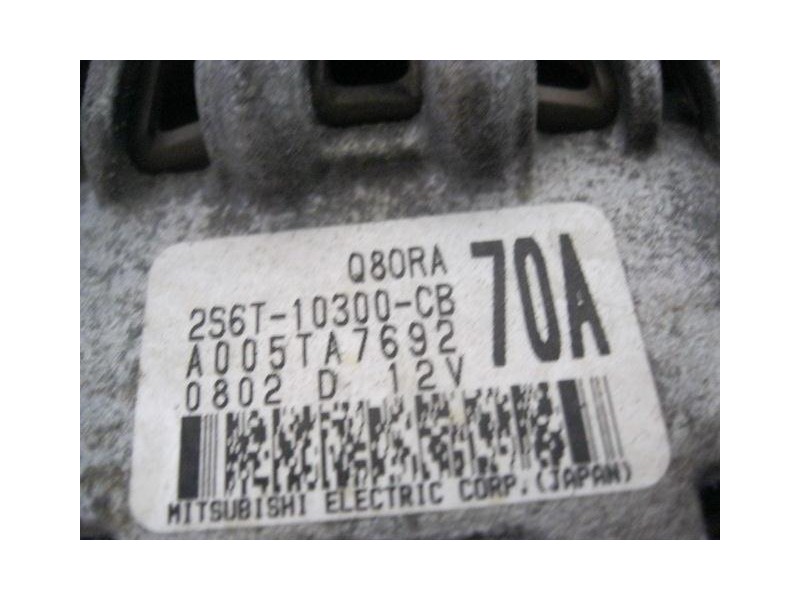 Recambio de alternador : ford fiesta : 1.4 /fxjb (80,24cv) 5p [2002] para ford fiesta 1.4 /fxjb referencia OEM IAM A005TA769270A