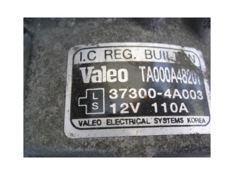 Recambio de alternador : hyundai h100 : 2.5 td - d4cb (crdi) 5p [2007] para hyundai h100 2.5 td - d4cb (crdi) referencia OEM IAM