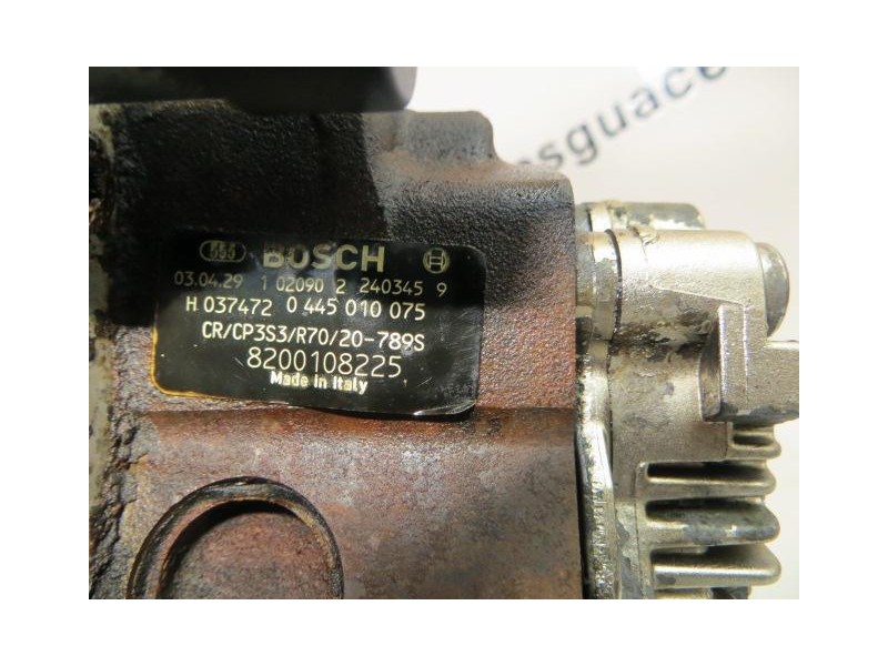 Recambio de bomba inyec. diesel : renault scenic : 1.9 dci f9q 612 5p [2004] para renault scenic 1.9 dci f9q 612 referencia OEM 