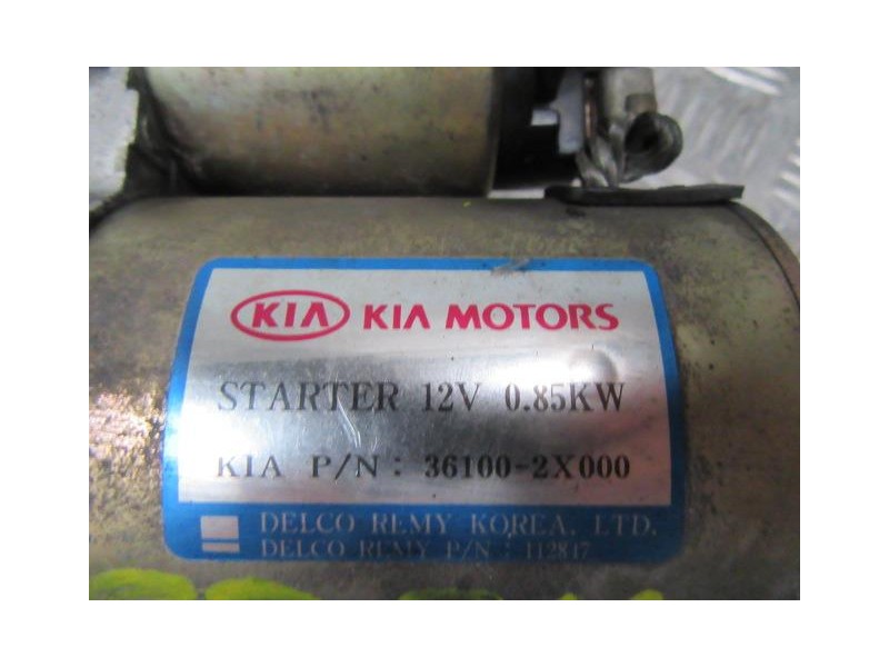 Recambio de motor arranque : kia sephia : 1.6 g (101,43cv) [2003] para kia sephia 1.6 g referencia OEM IAM 36100-2X000  