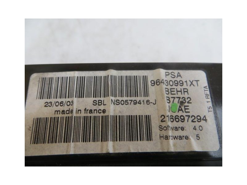 Recambio de mandos calefaccion : peugeot 307 : 2.0 hdi -rhy (89,76cv) 5p [2003] para peugeot 307 2.0 hdi -rhy referencia OEM IAM